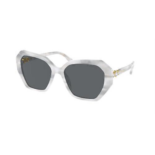 Swarovski SK 6017 White Dark Grey 104287 Sunglasses