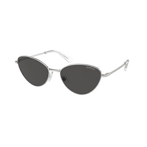 Swarovski SK 7014 Silver Dark Grey 400187 Sunglasses