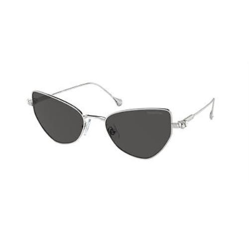 Swarovski SK 7011 Silver Dark Grey 400187 Sunglasses
