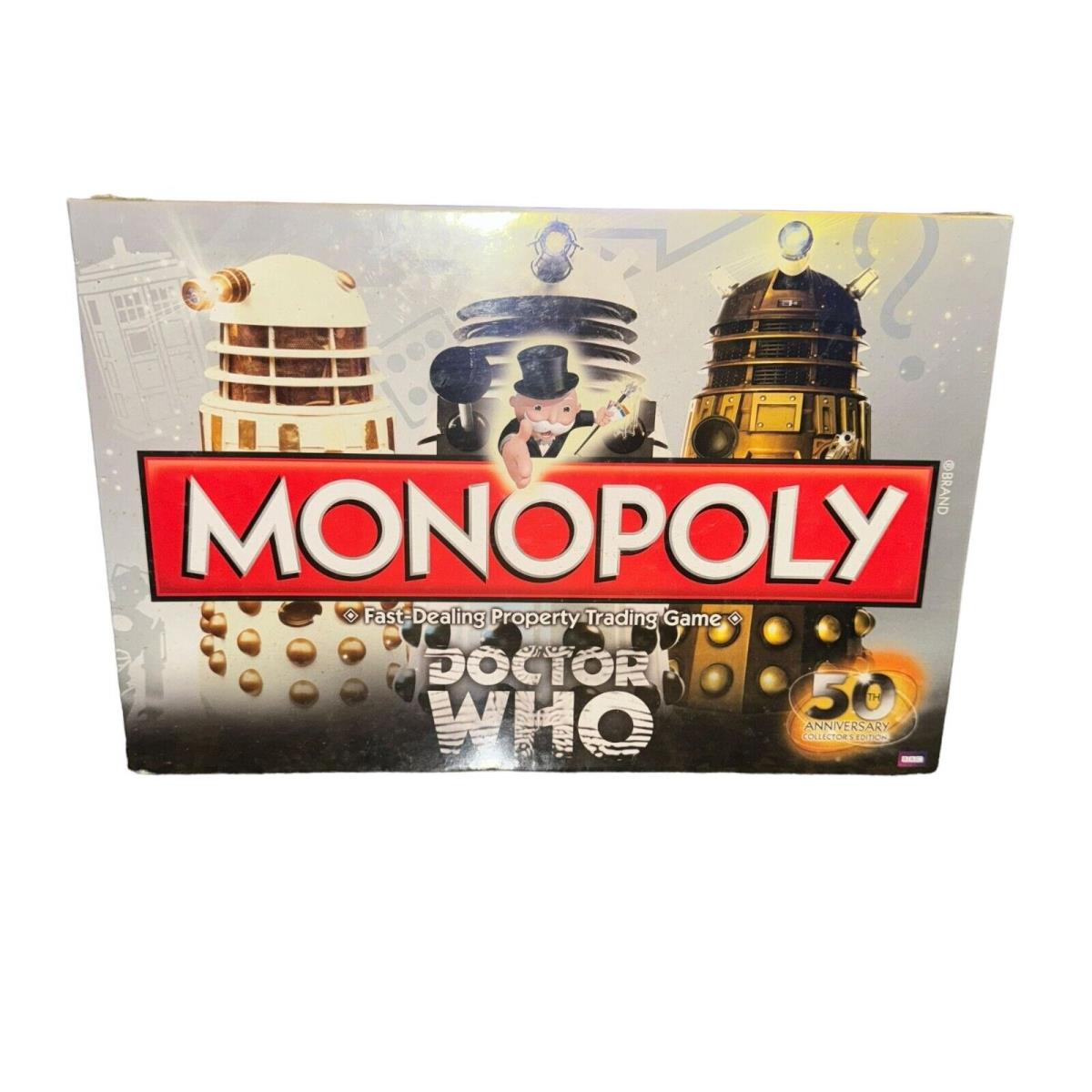 Dr Who Monopoly Board Game 50th Anniversary Collector`s Edition 2012