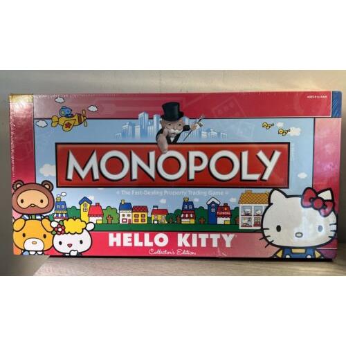 2010 Hello Kitty Monopoly Collector`s Edition Board Game Hasbro Usaopoly
