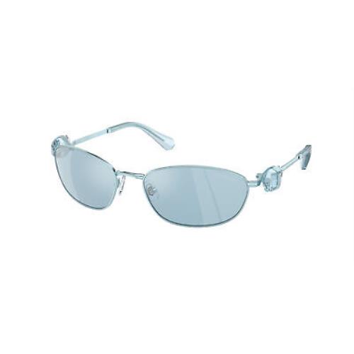 Swarovski SK 7010 Light Blue Light Blue Mirror s 40081N Sunglasses