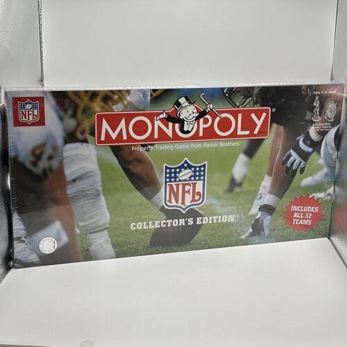 Monopoly Nfl Collectors Edition Board Game 2003 Parker Bros Football