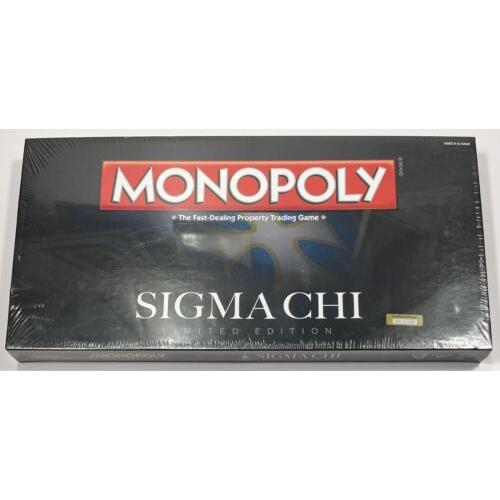 Monopoly Sigma Chi Limited Edition Hasbro Finance Board Game - 642/5103