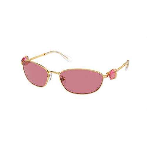 Swarovski SK 7010 Gold Pink 400484 Sunglasses