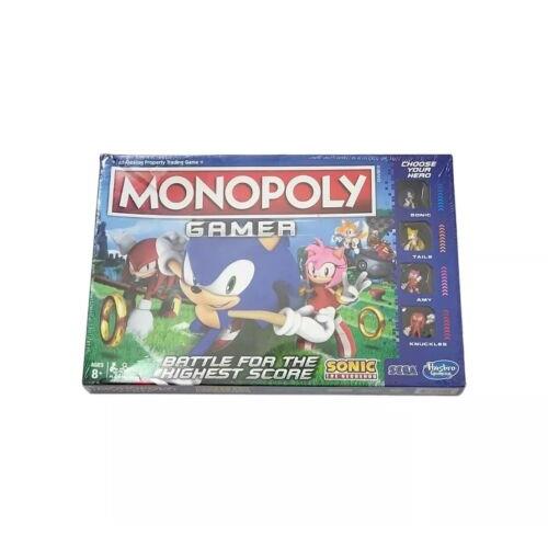 Monopoly Gamer Board Game Sega Sonic The Hedgehog Edition Hasbro Read
