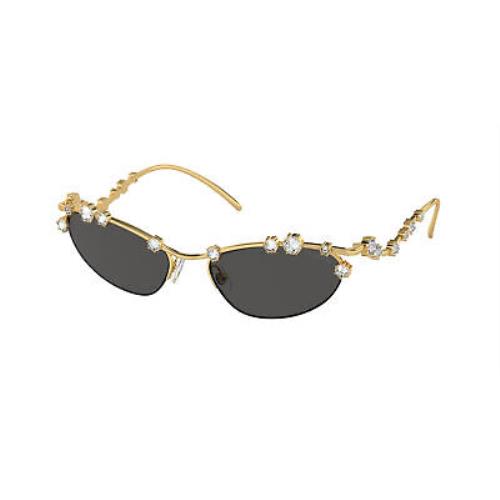 Swarovski SK 7016 Gold Dark Grey 400487 Sunglasses