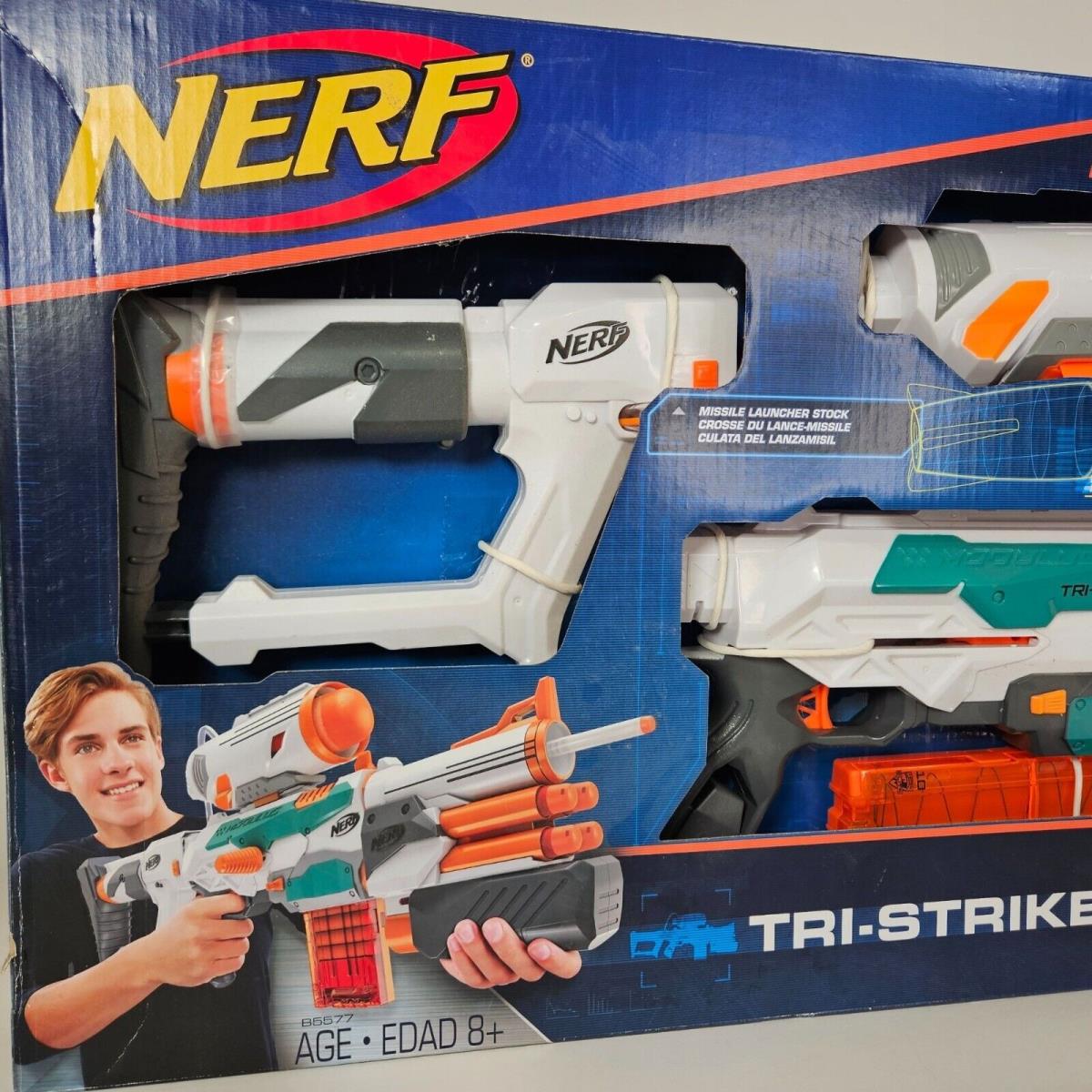 Nerf Toy Gun Tri N-strike Modulus System Build Your Own Blaster Elite Mega Missi