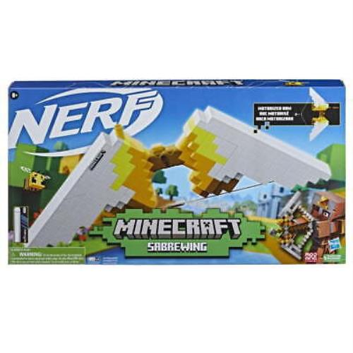 Nerf Minecraft Sabrewing Motorized Bow Blasts Darts 8 Nerf Elite Darts