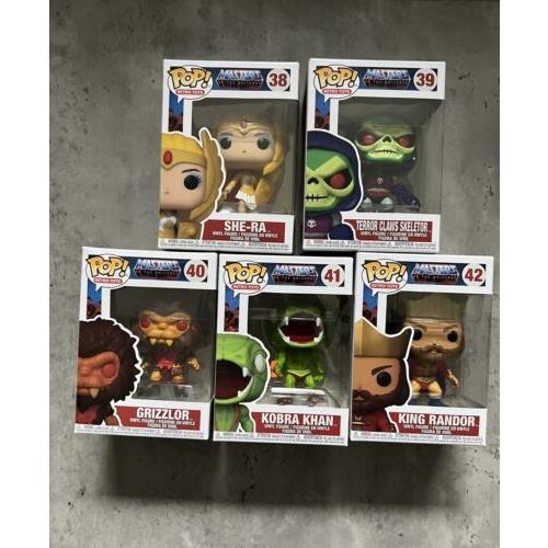 Funkopop Masters of The Universe Complete Set 38 39 40 41 42