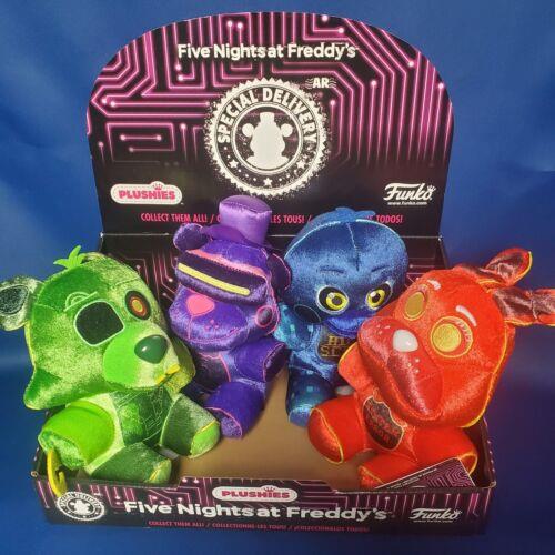 4PK Fnaf VR Plush Five Nights Freddys VR Series 7 Plush with Display 7inch