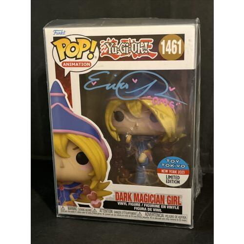 Funko Pop Dark Magician Girl 1461 Nycc Shared 2023 Signed By Erica Schroeder