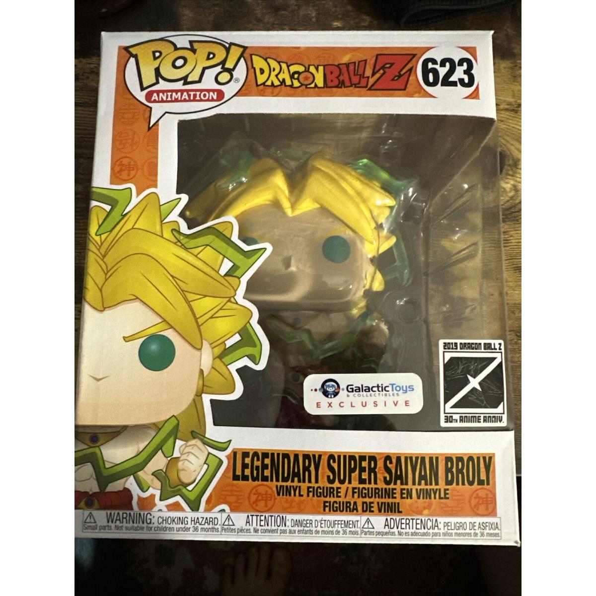 Funko Pop Dragon Ball Z - Legendary Super Saiyan Broly 623 Galactic Toys 2019