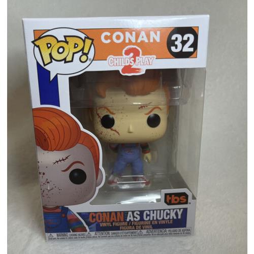 2020 Sdcc Tbs Funko Pop Child s Play 2 Conan As Chucky 32 Exclusive