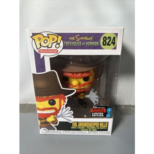 Funko Pop The Simpsons Evil Groundskeeper Willie - 2019 Fall Convention 824