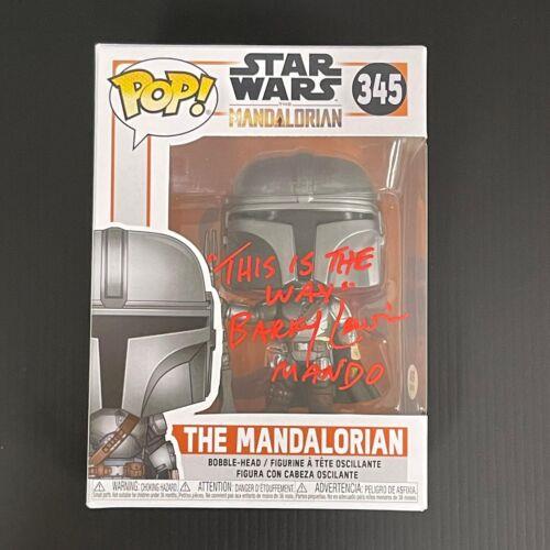 Barry Lowin Signed The Mandalorian 345 Funko Pop Psa/dna Auto Star Wars