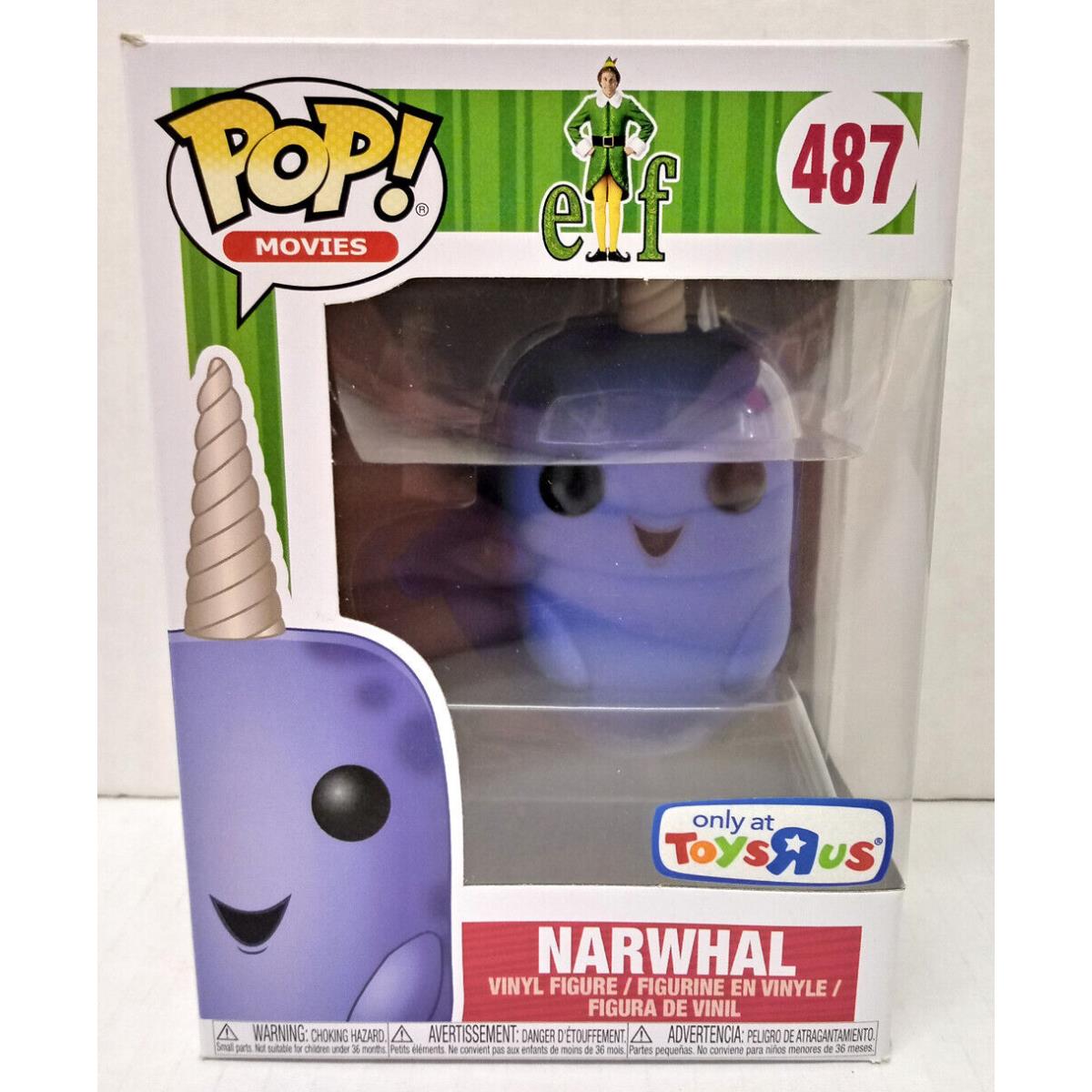 Narwhal Elf Pop Movies 487 Funko Toys R US Exclusive W/ Protective Case