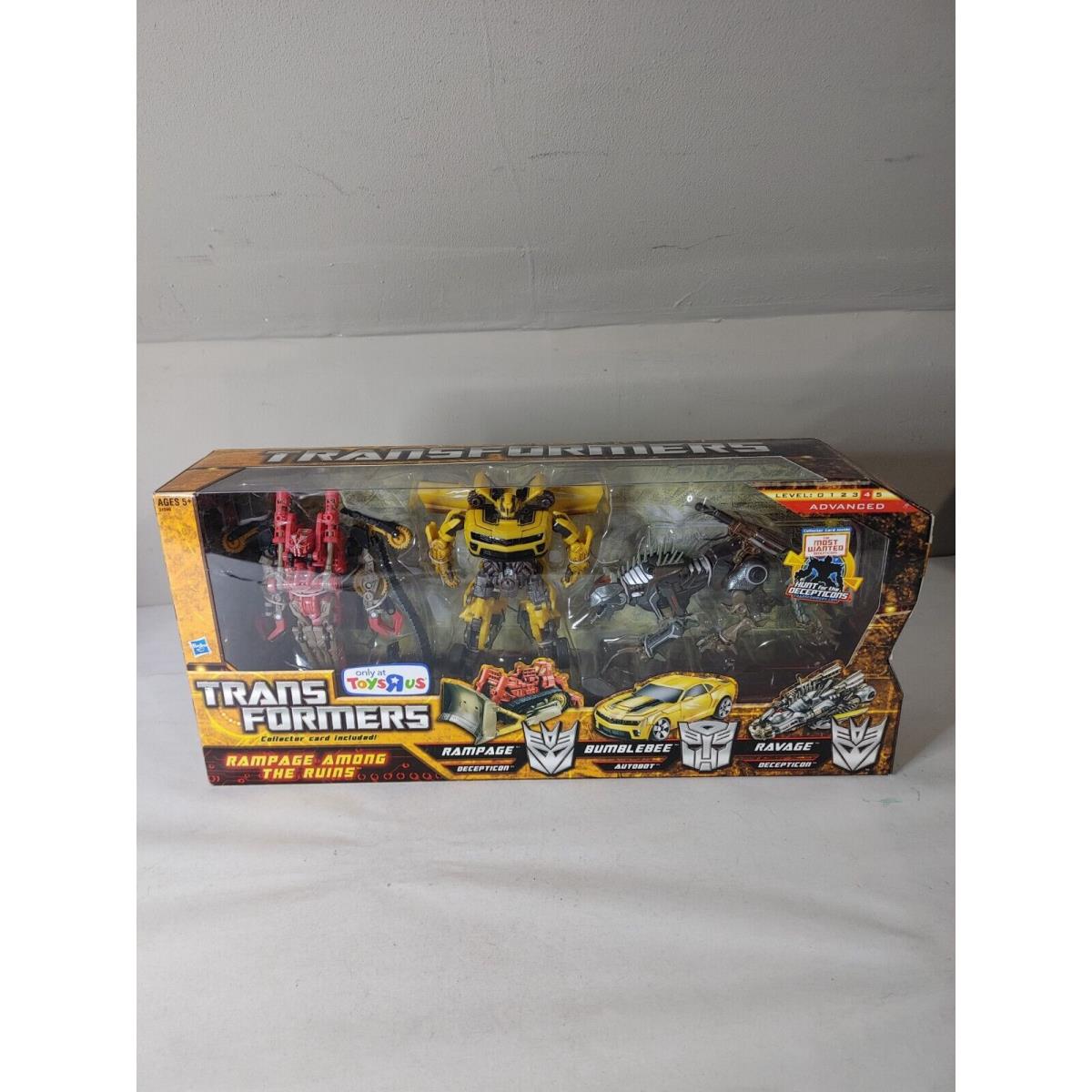 Hasbro Toys R Us Exclusive Transformers Rampage Among The Ruins Set Rare