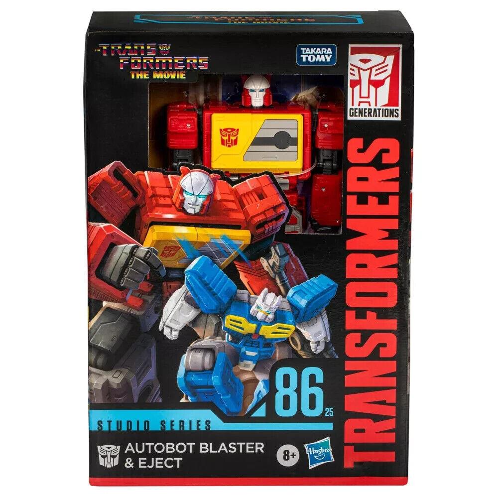 Transformers Studio Autobot Blaster Eject Figure Set 2pk 86 Exclusive
