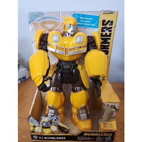 Transformers DJ Bumblebee Electronic 10 Figure Toy Voice Playback Sing Dancing