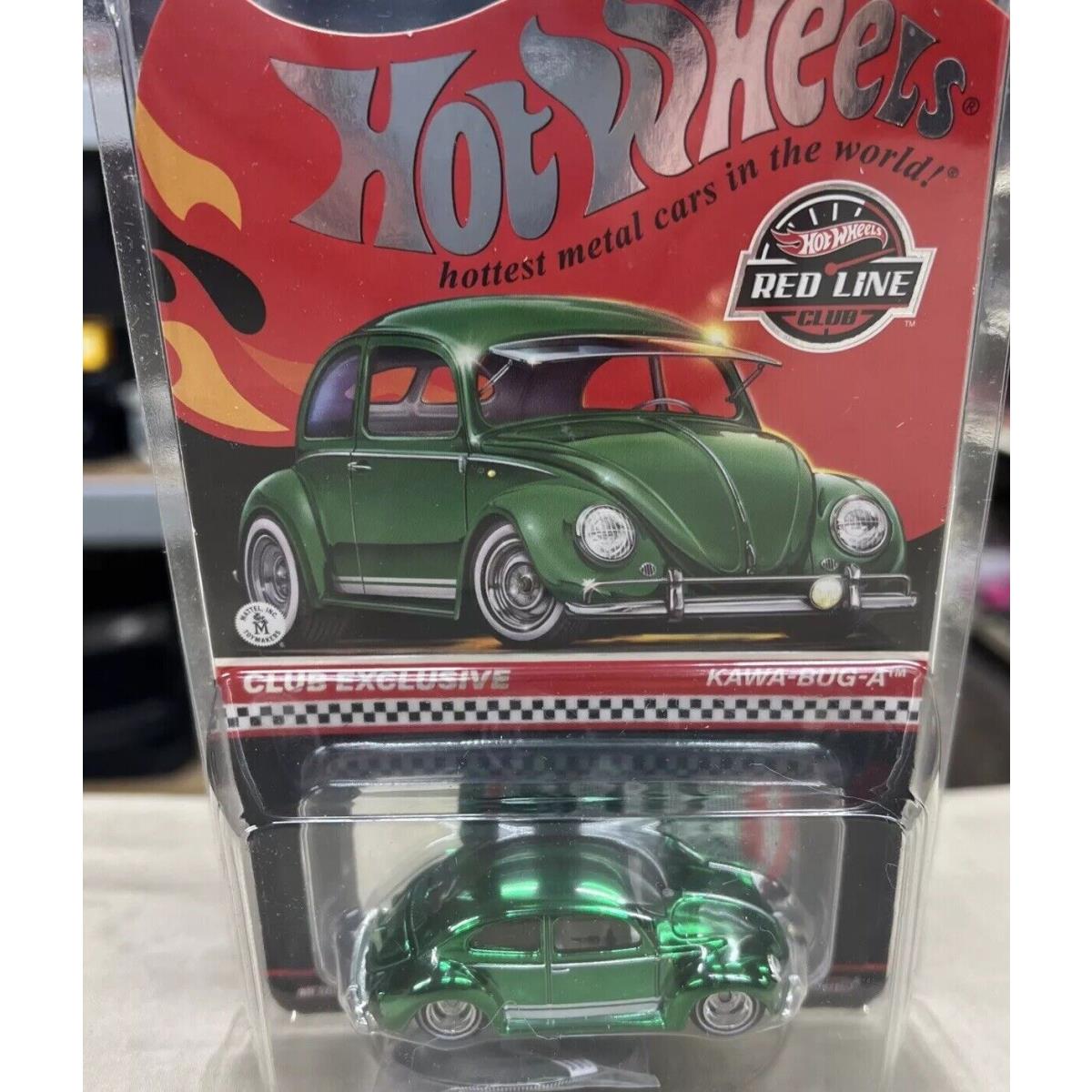 2024 Hot Wheels Rlc Kawa-bug-a Hot Wheels Red Line Club Exclusive w/ Pin + Patch