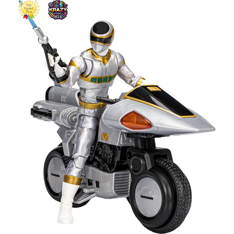 Silver Ranger 6-Inch Action Figure - Power up with The Power Rangers Lightning C