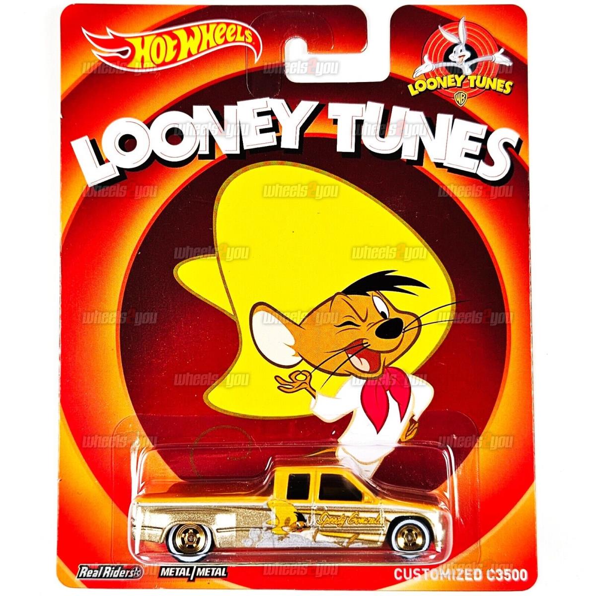Hot Wheels Customized C3500 Speedy Gonzales Pop Culture Looney Tunes 1:64 BDT06