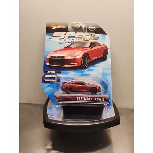 Hot Wheels 2009 Speed Machines `09 Nissan Gt-r Specv 1/64 Orange