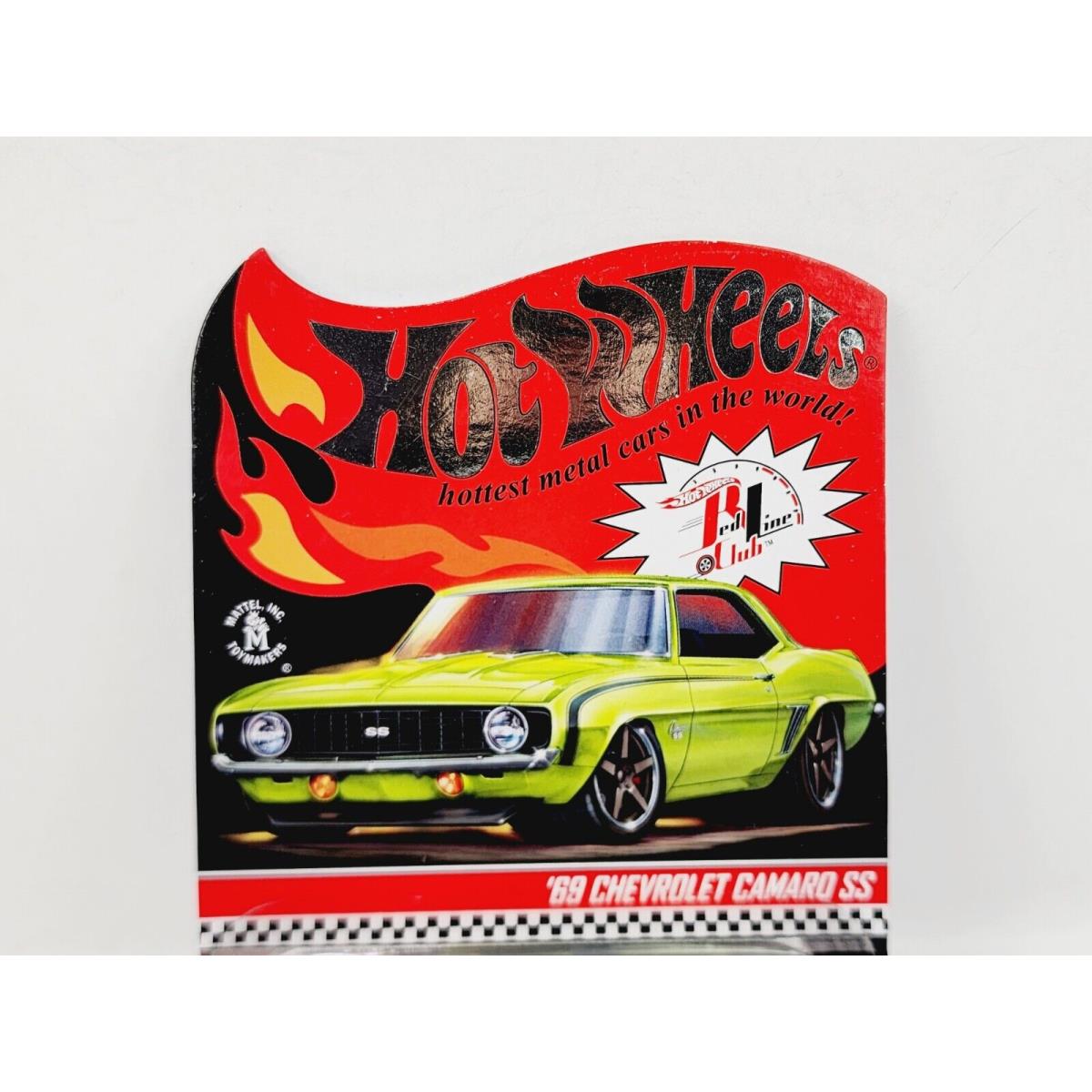 Hot Wheels Rlc `69 Chevrolet Camaro SS Very Nice N200