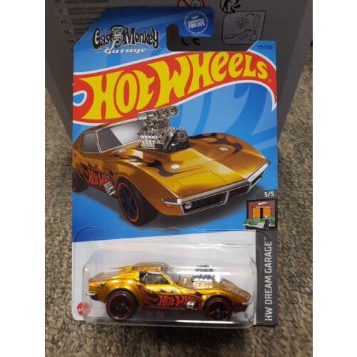 Hotwheels 68 Corvette Gas Monkey Garage 2021 HW Dream Car Super Treasure Hunt 5