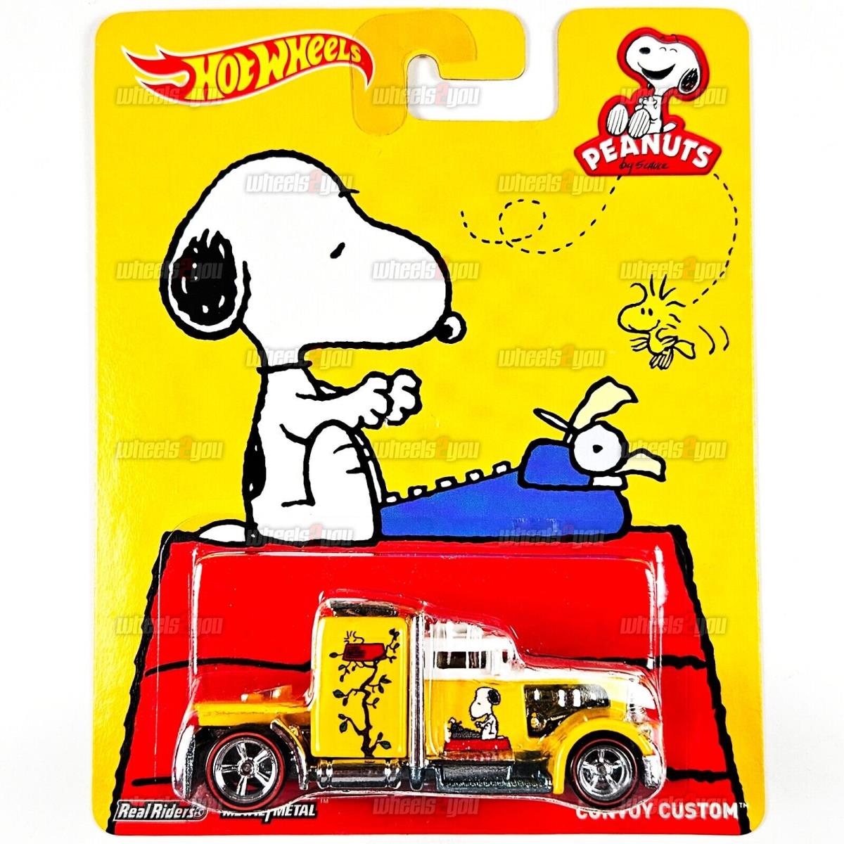 Hot Wheels Convoy Custom Snoopy Peanuts - HW Pop Culture Real Riders 1:64 BDR99