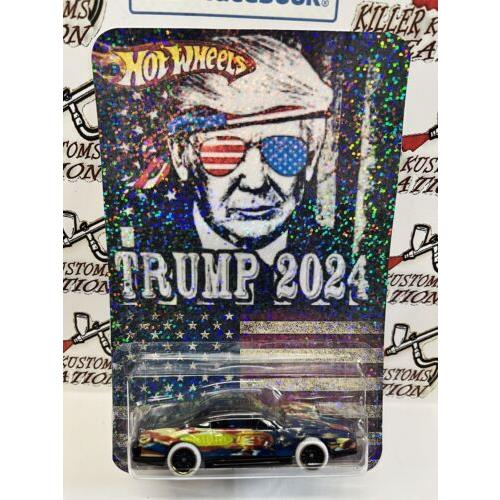 Custom Hot Wheels Vote Trump 2024 Real Riders Series - 1984 Pontiac Firebird