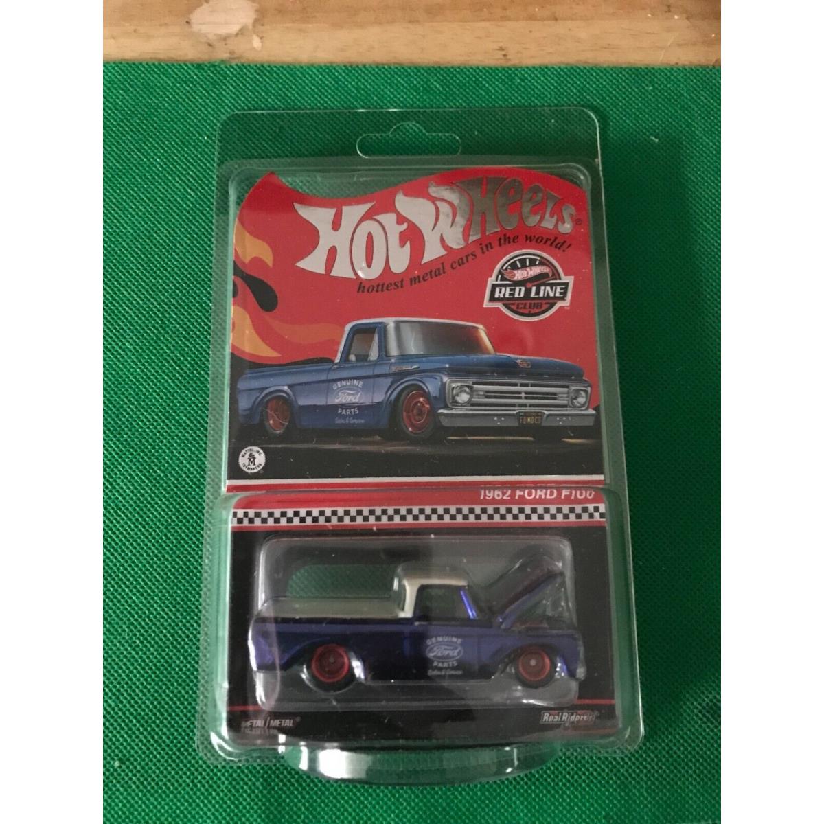 Hot Wheels 1962 Ford F100 Red Line Club Exclusive B448
