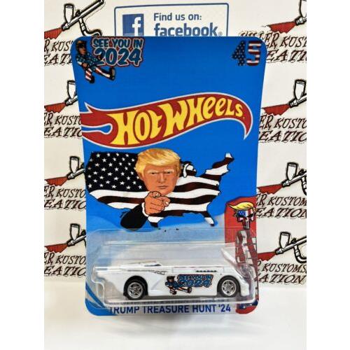 Custom Hot Wheels Vote Trump 2024 Real Riders Series - Animated Batmobile 3