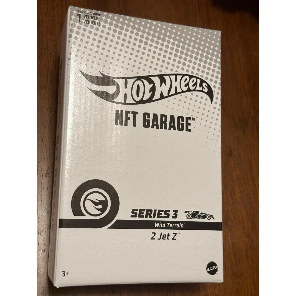 Hot Wheels 2 Jet Z - Nfth Garage Series 3 Physical Redemption - 1 of 3000