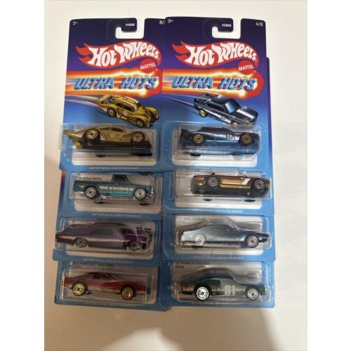 2024 Hot Wheels Ultra Hots Complete Set OF 8--HARD TO Find