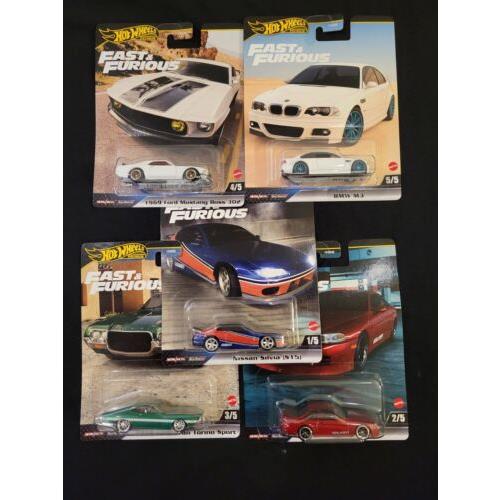 Hot Wheels Premium Fast and Furious Set 2024 HNW46