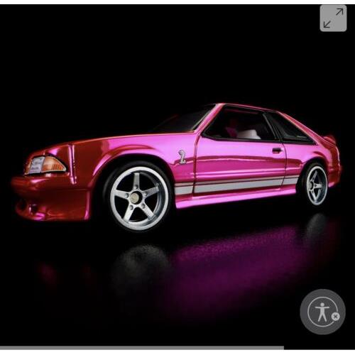 Hot Wheels Rlc Exclusive Pink Edition 1993 Ford Mustang Cobra R