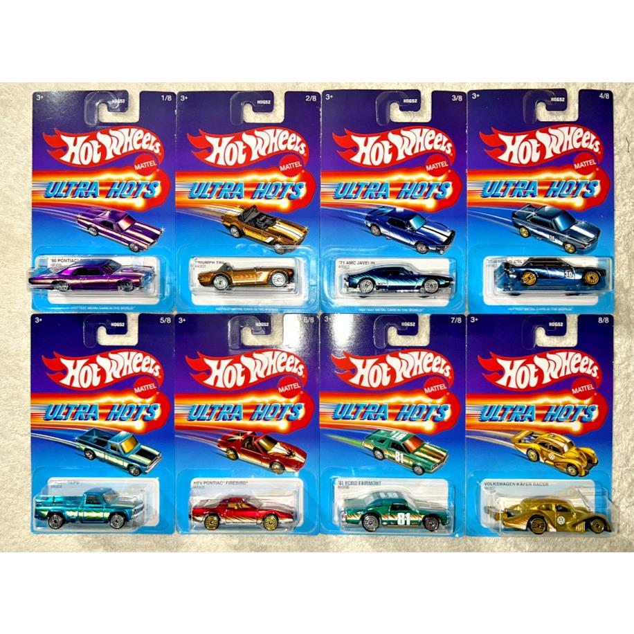 2024 Hot Wheels Ultra Hots Complete Set OF 8 Release