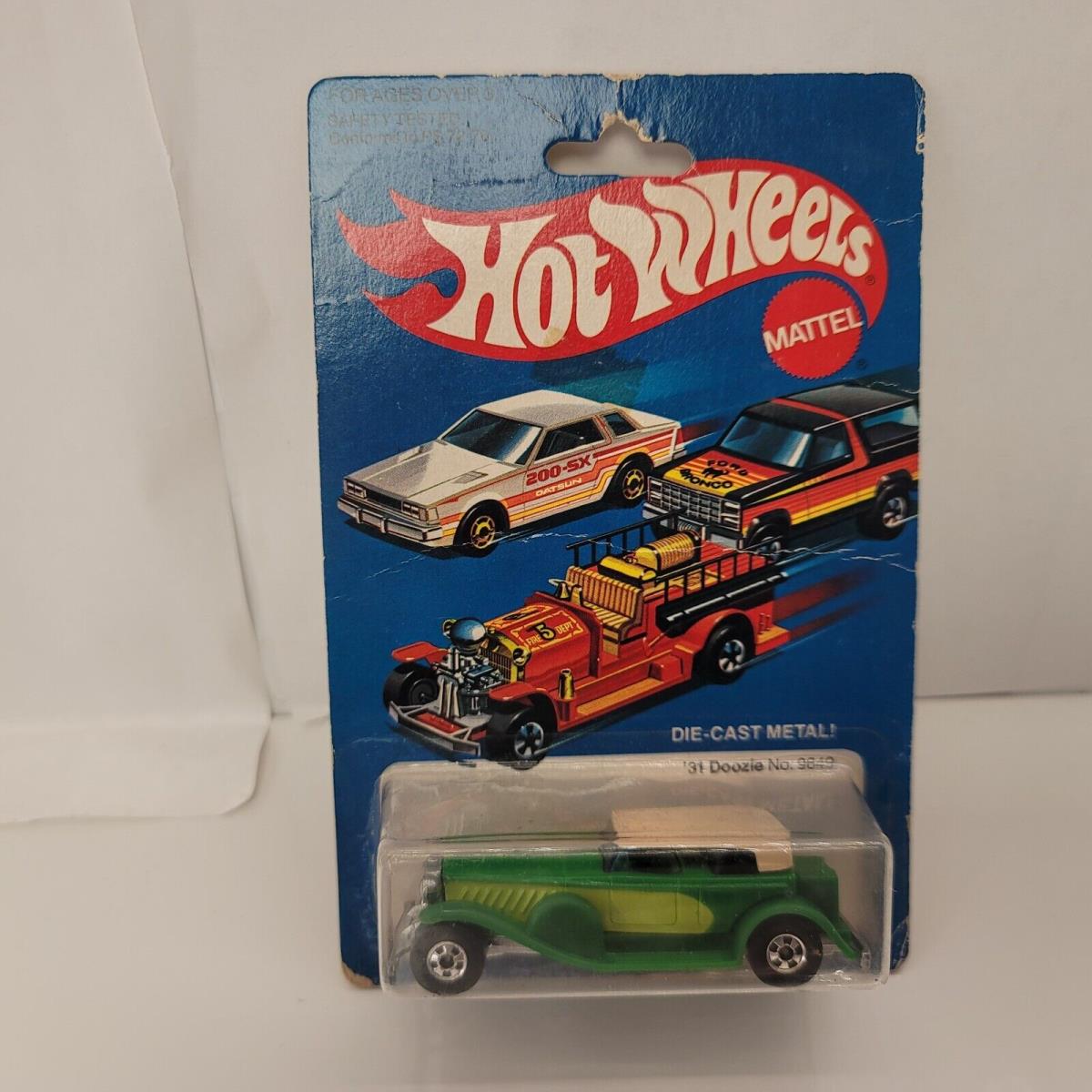 31 Doozie Green BW 9649 1982 Hot Wheels Hong Kong KT99