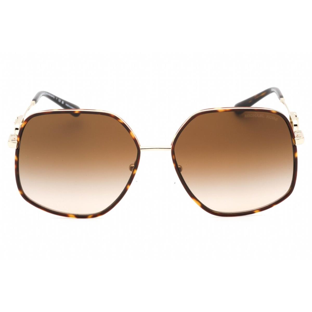 Michael Kors MK1127J 101413 Sunglasses Gold Tortoise Frame Brown Gradient