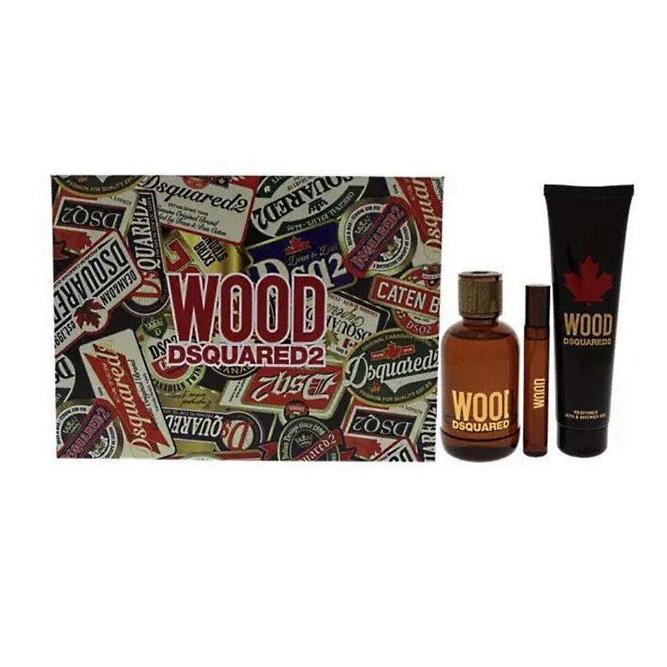 DSquared2 Wood 3PCS Edt Men Gift Set