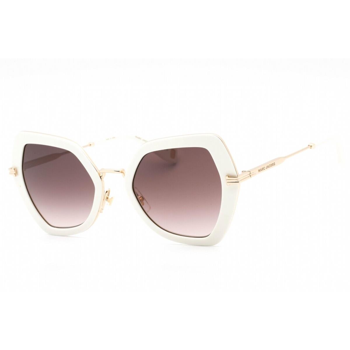 Marc Jacobs MJ 1078/S Szj HA Sunglasses Ivory Frame Brown Lenses 52mm - Frame: Ivory, Lens: Brown