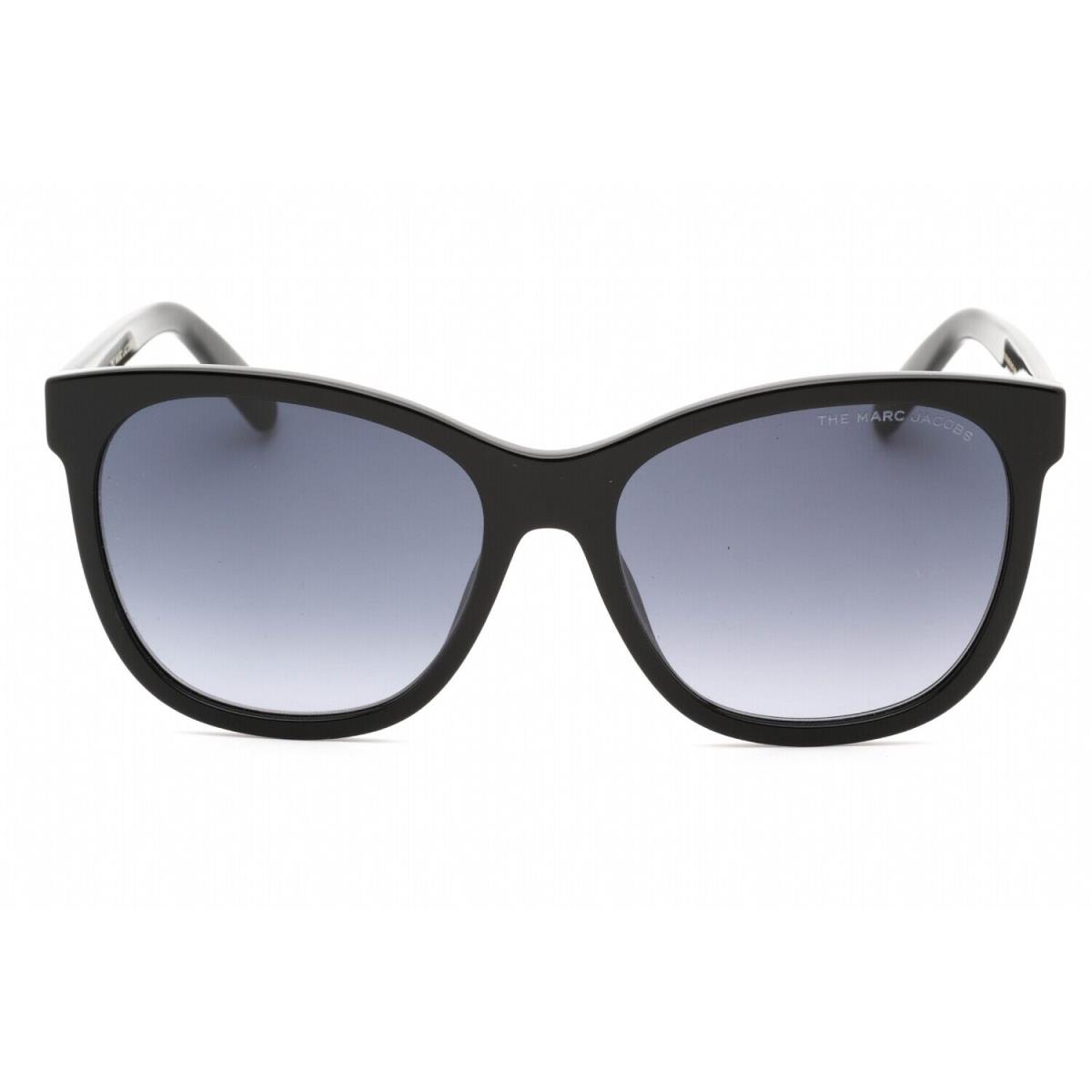 Marc Jacobs Marc 527/S 807/9O Sunglasses Black Frame Grey Gradient Lenses 57mm