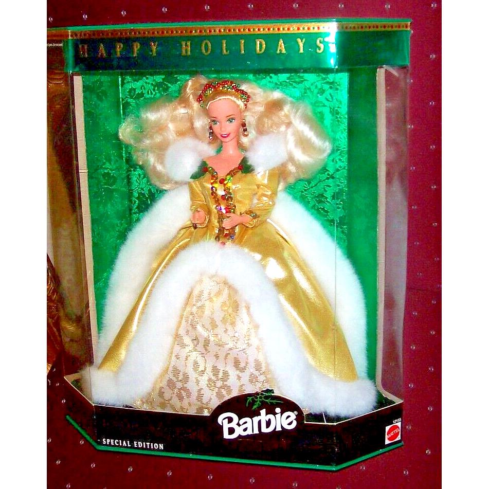 1994 Happy Holidays Barbie Nrfb Xlnt Condition