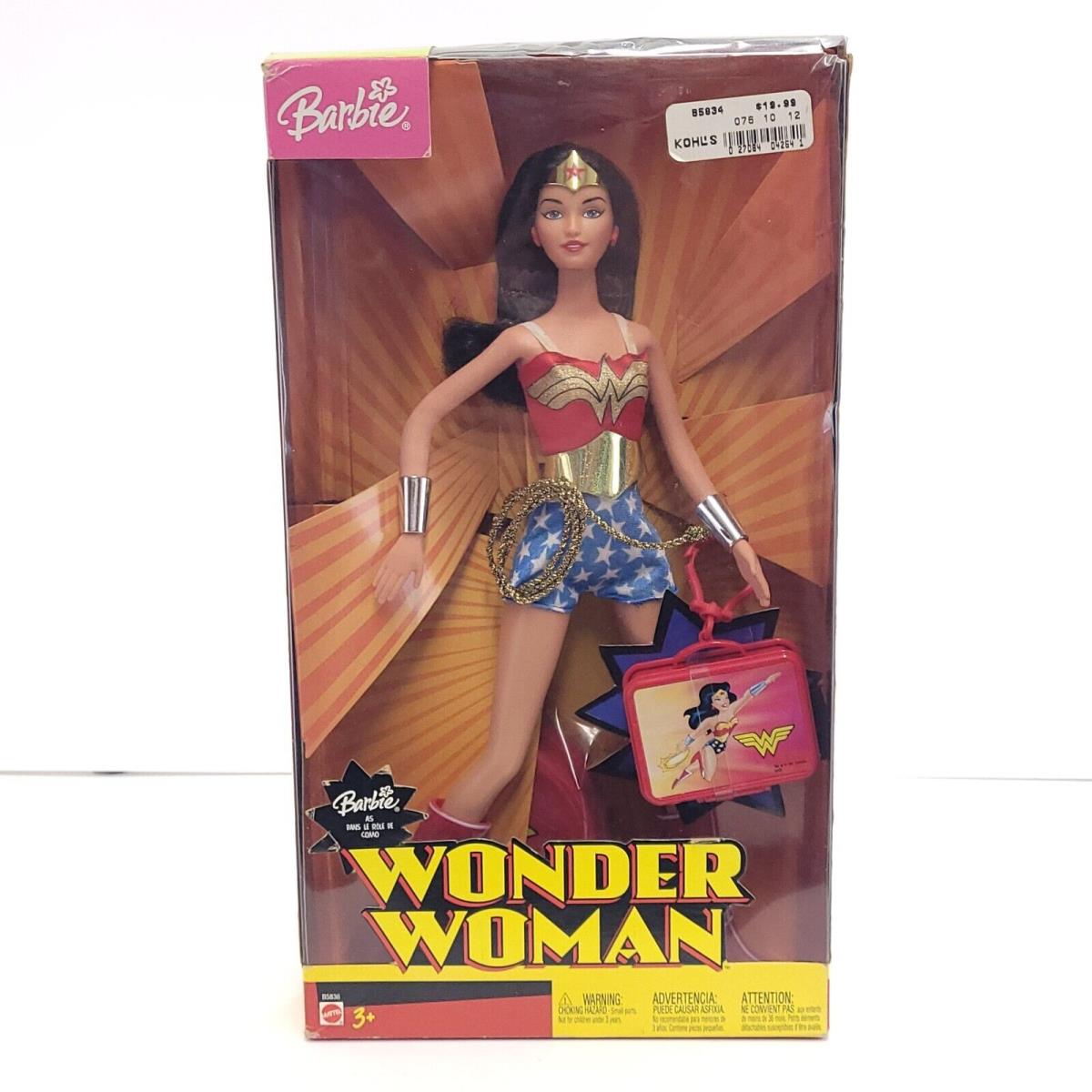 Vintage Mattel Barbie as DC Wonder Woman 2003 B5836 Barbie