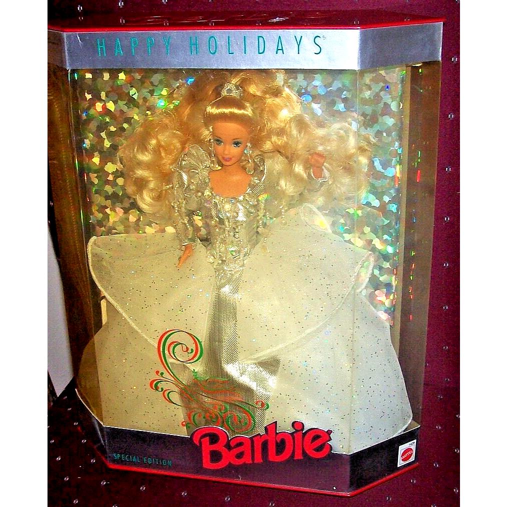 1992 Happy Holidays Barbie Nrfb Special Edition Xlnt Cond