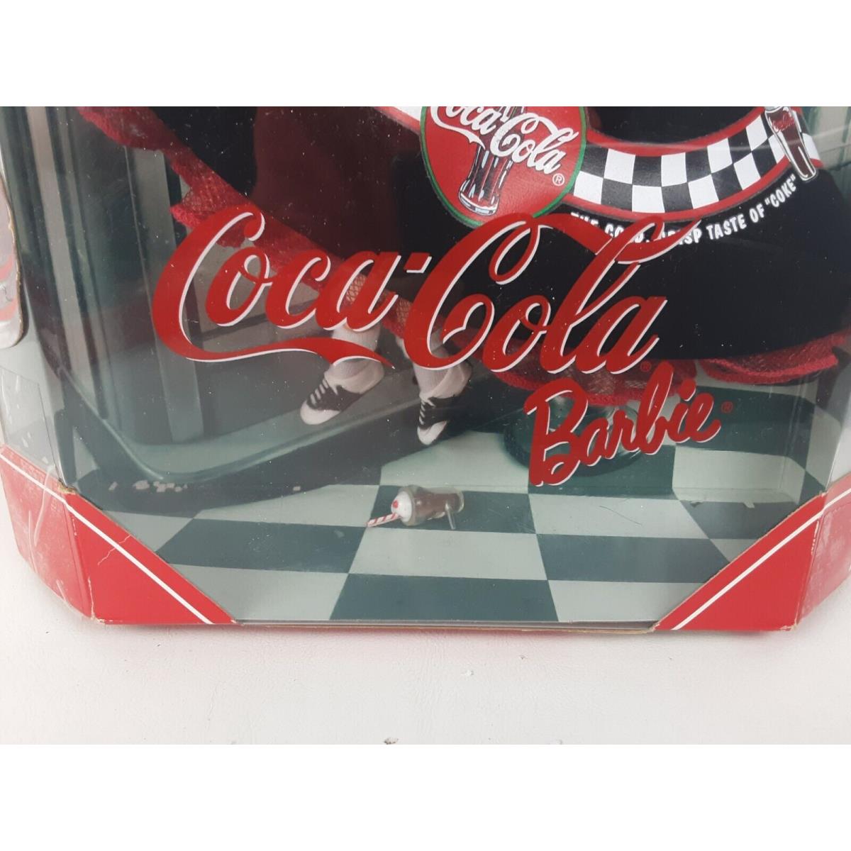 Vintage 1999 Coca-cola Barbie Doll 24637 1950s Brunette Sock-hop Diner Box