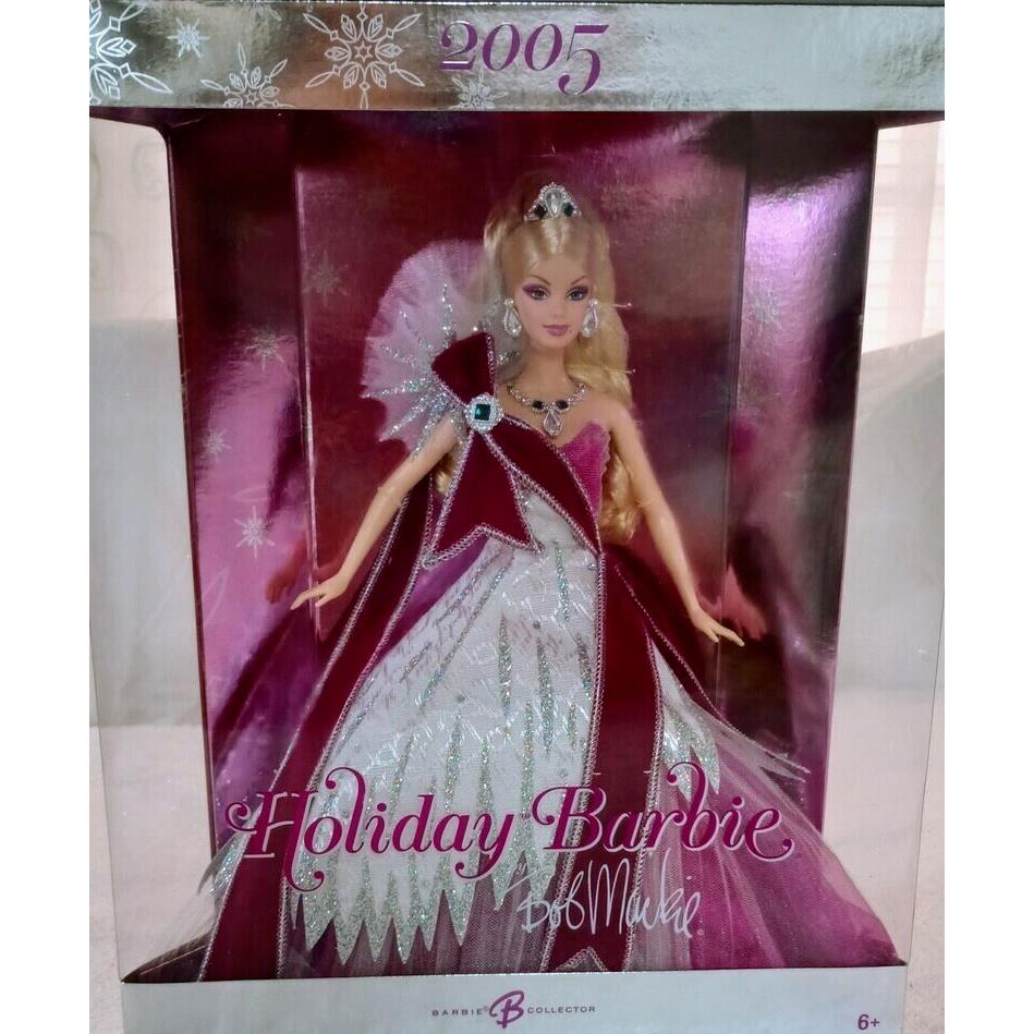 Bob Mackie Collector`s Edition 2005 Holiday Barbie Doll Mattel G8058