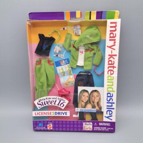 Mary-kate and Ashley Sweet 16 Doll Clothes License 2 Drive 2002 Mattel Nrfb